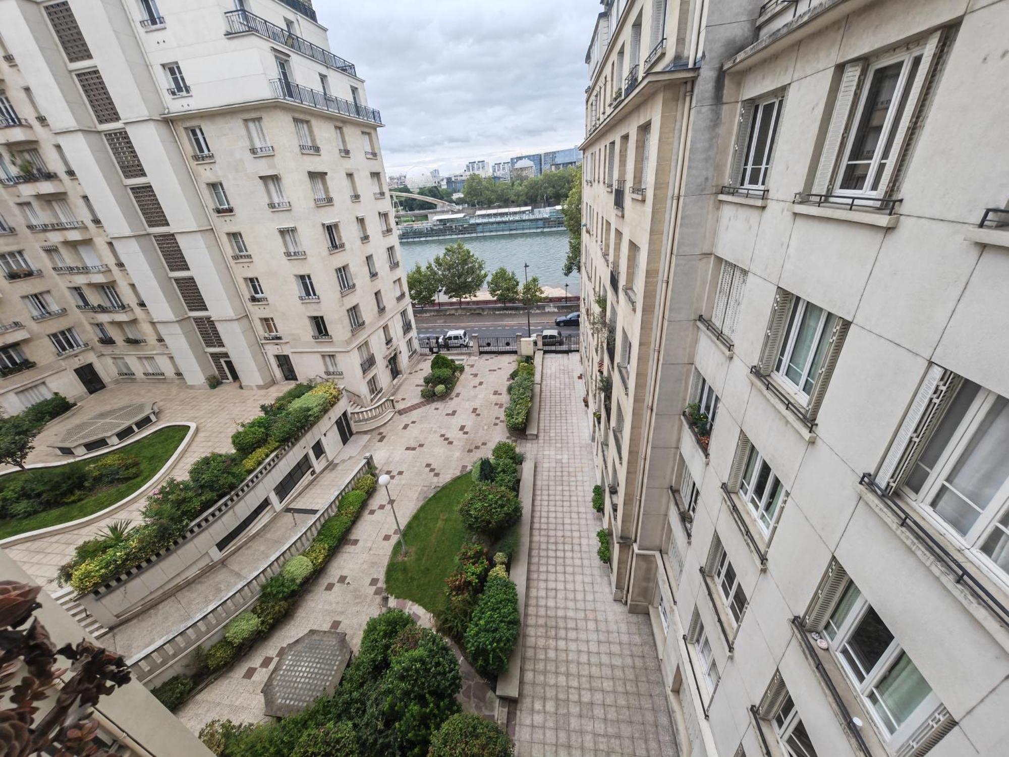 View Sur La Seine Appartement Parijs Buitenkant foto